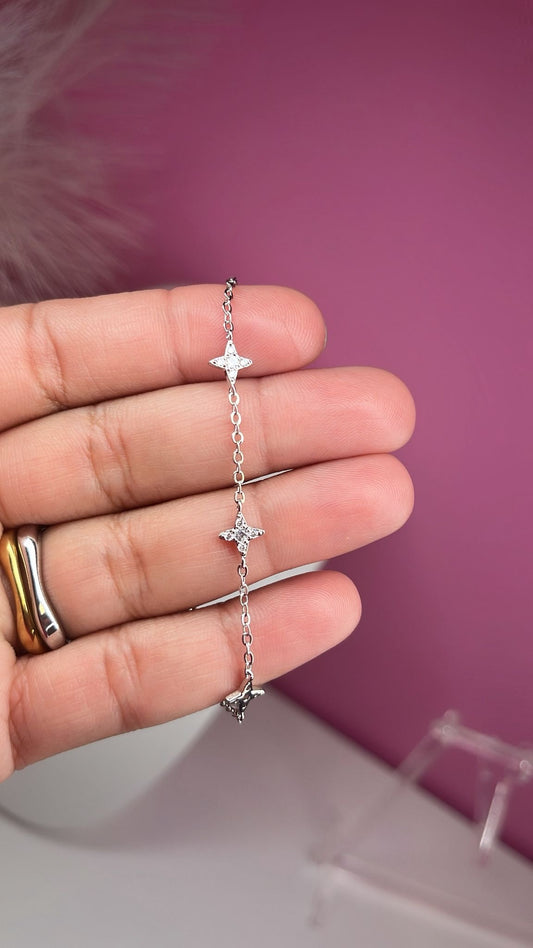 Pulsera Destellos plata