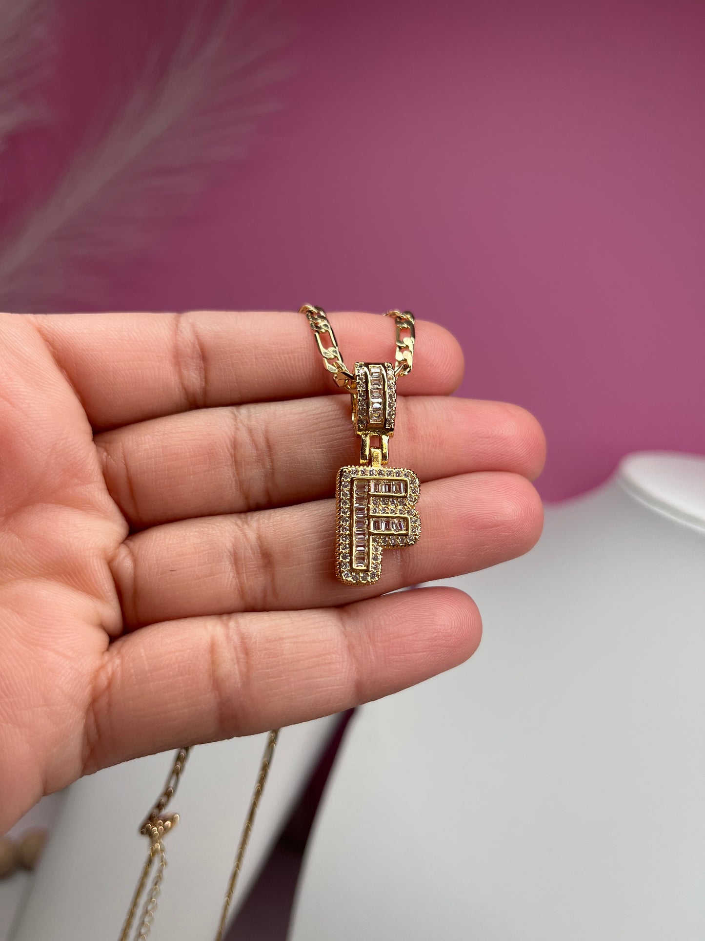 Necklace Inicial Brillante