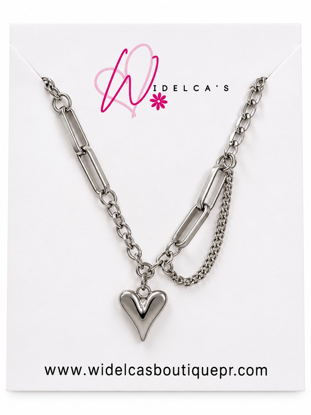 Necklace Corazón Plata