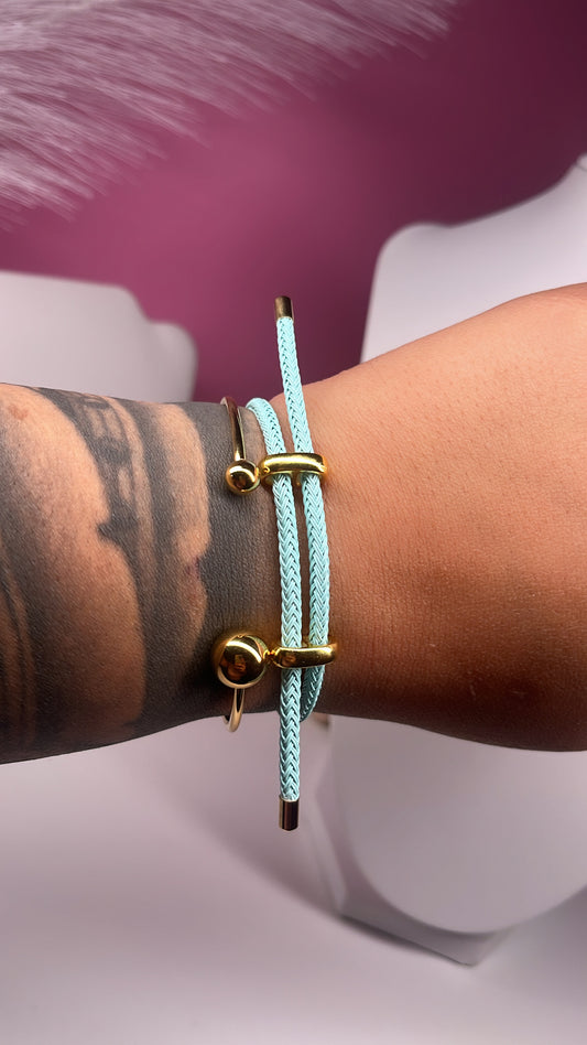 Pulsera Soga Baby Blue