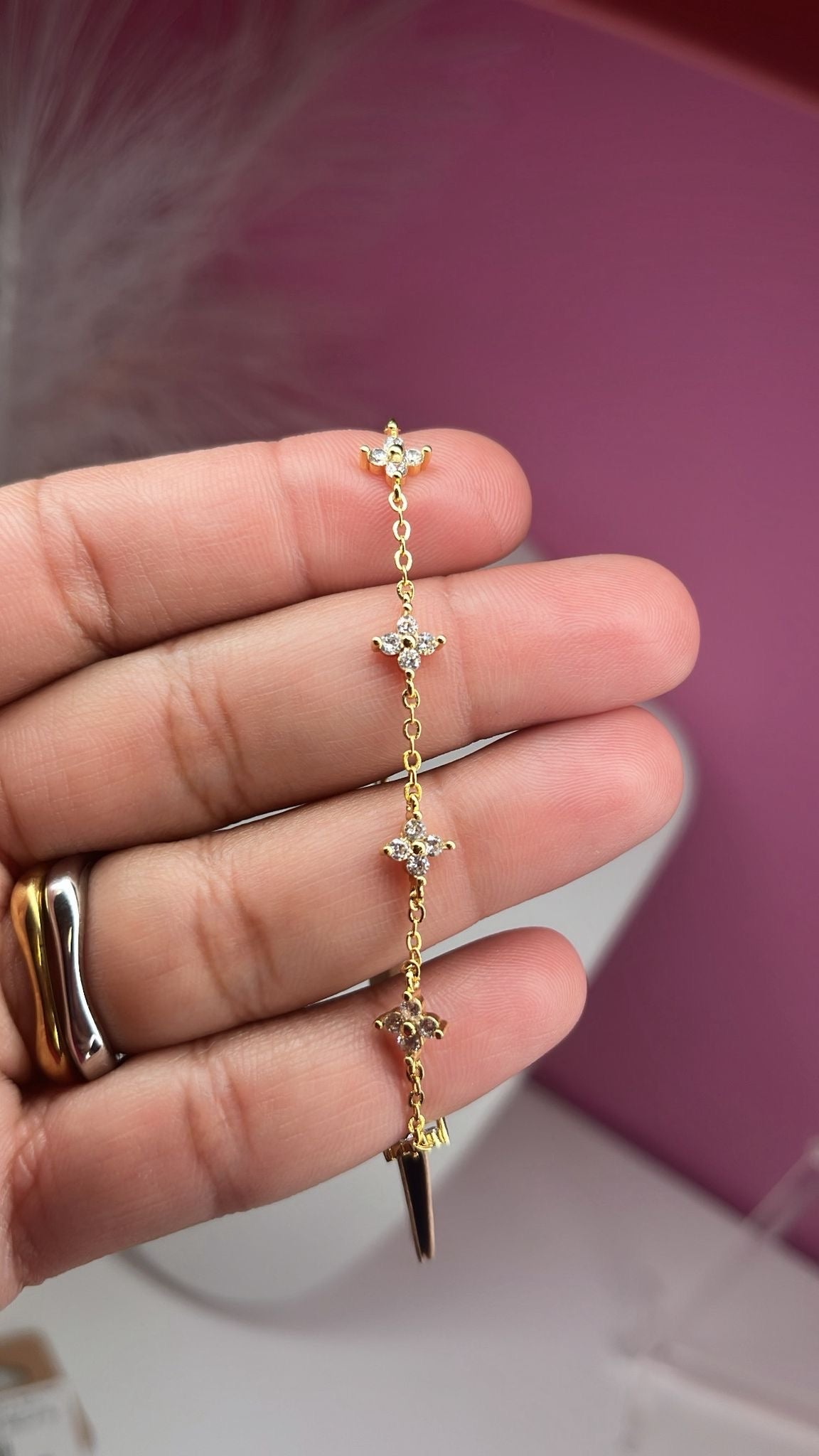 Pulsera  Destellos Oro