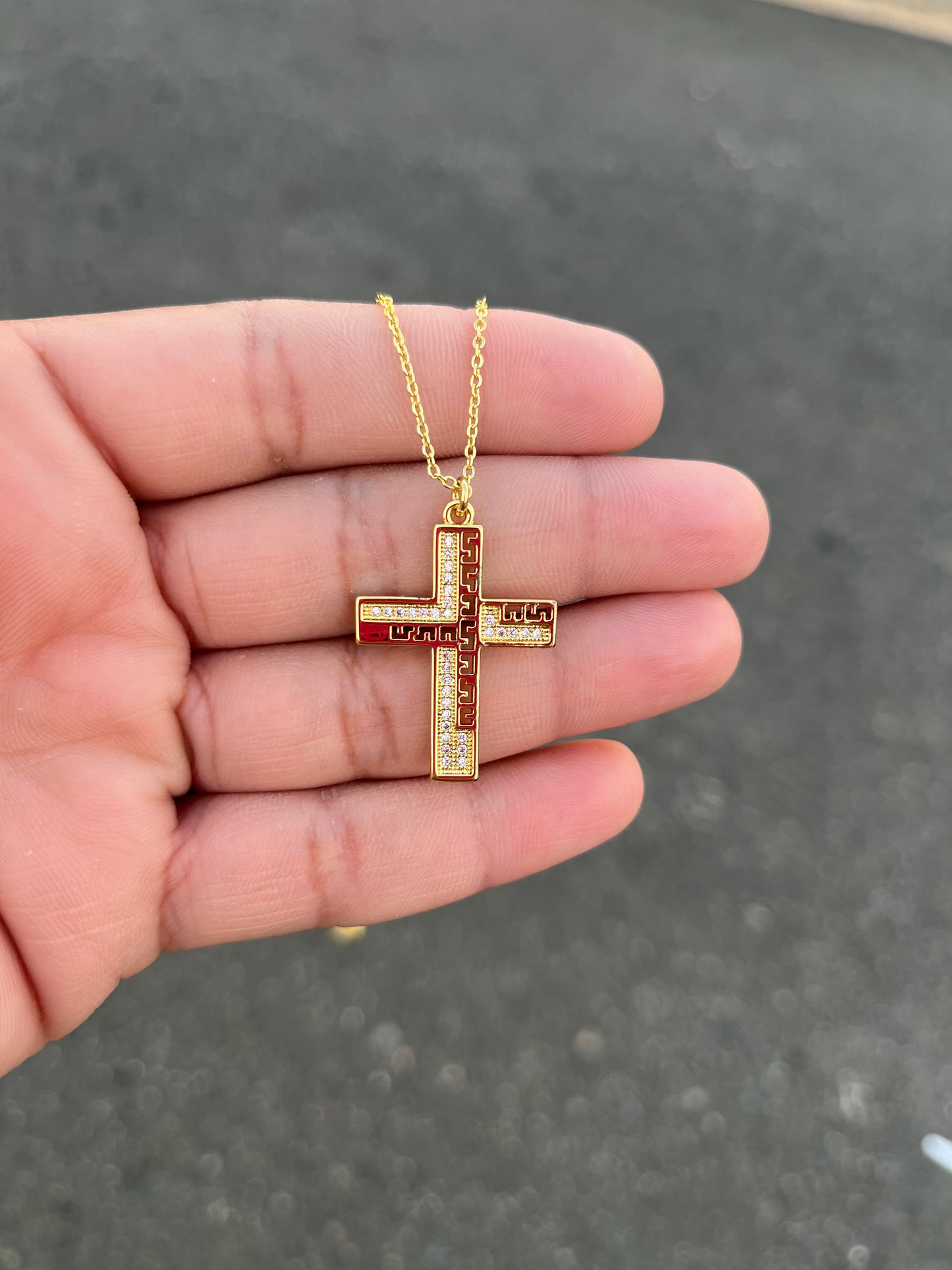 Charlotte Cross Necklace