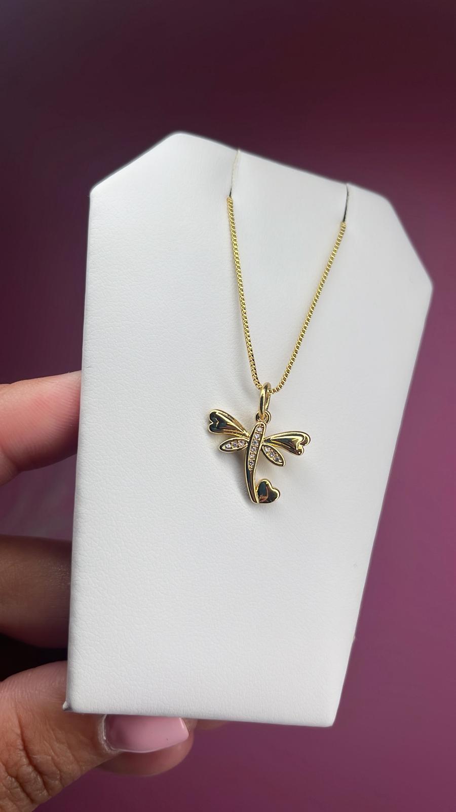 Necklace Libélula Celestial