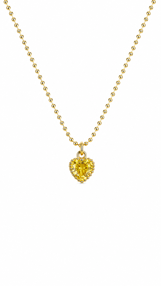 Cadena Corazón Amarillo