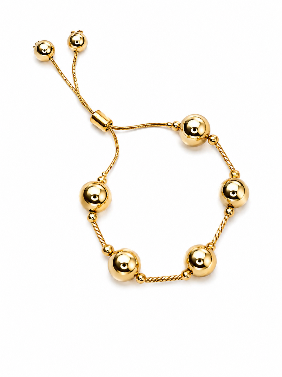 Pulsera Ajustable esfera 8 mm