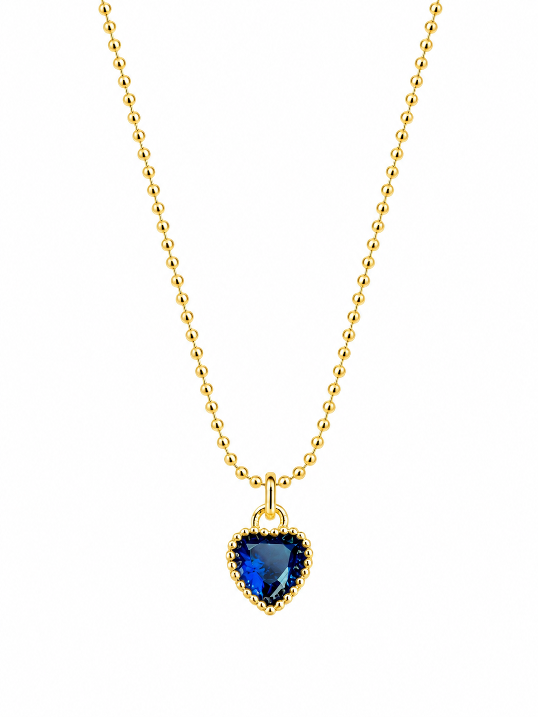 Collar Heart Blue