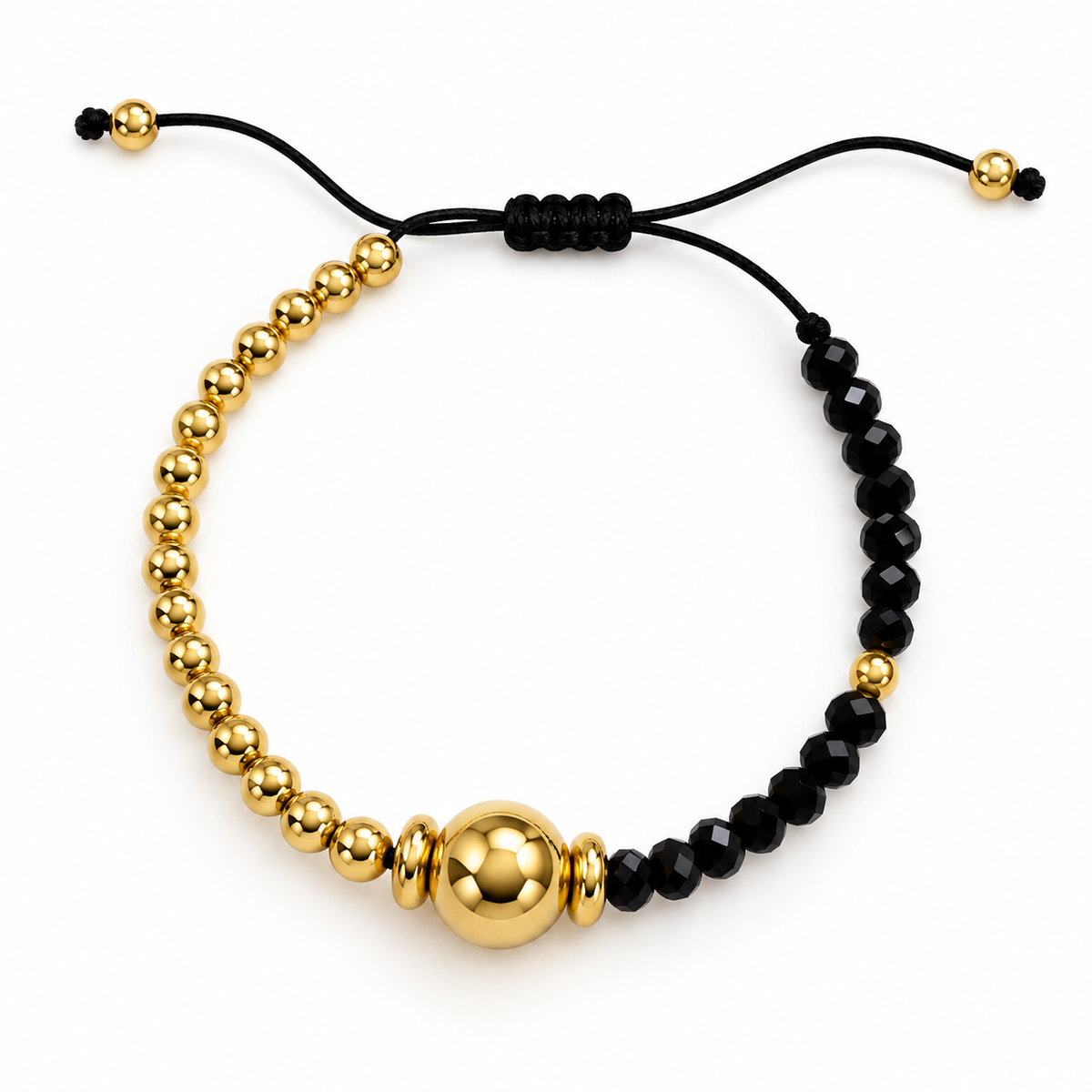 Pulsera Rose Hilo negra