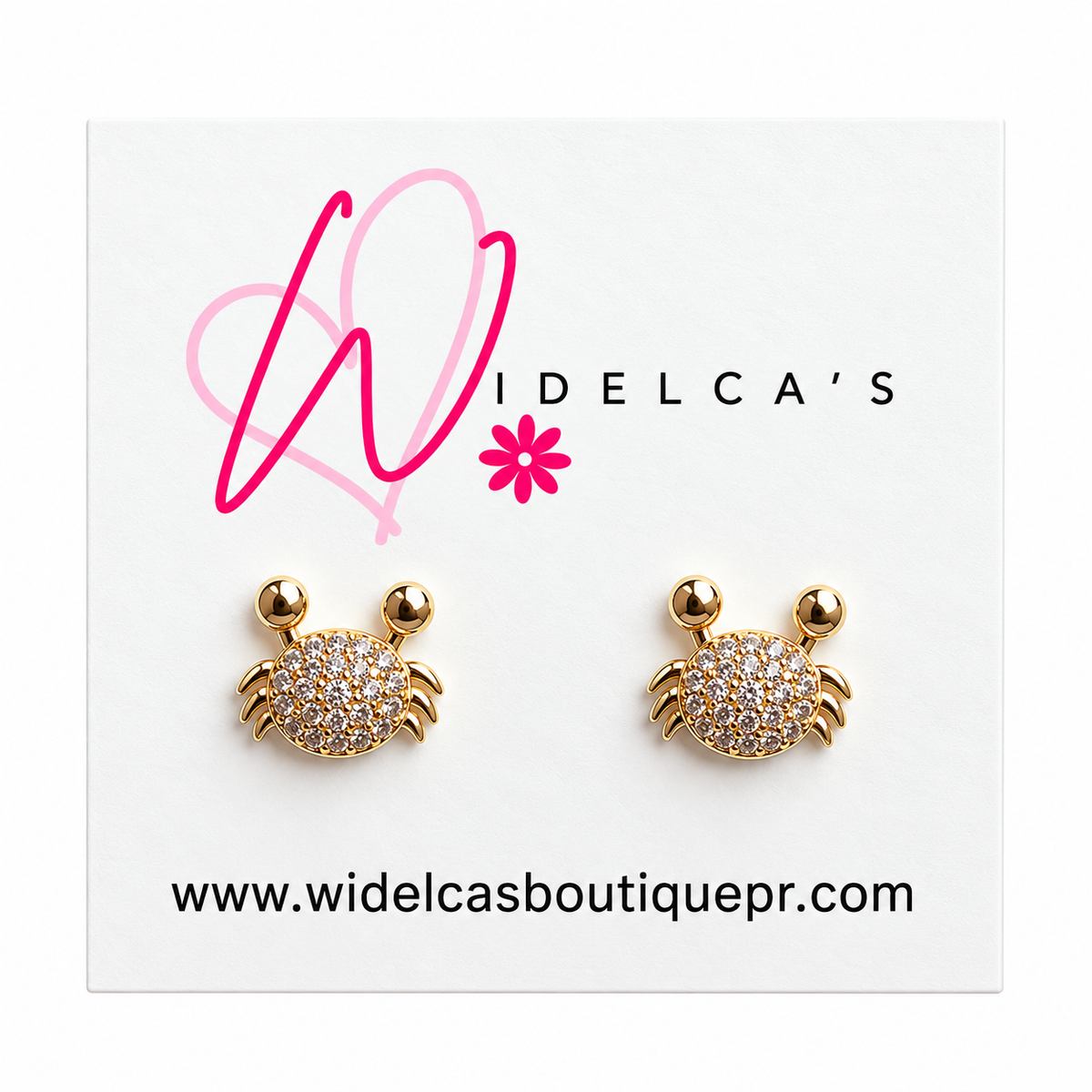 Stud Cangrejo Oro