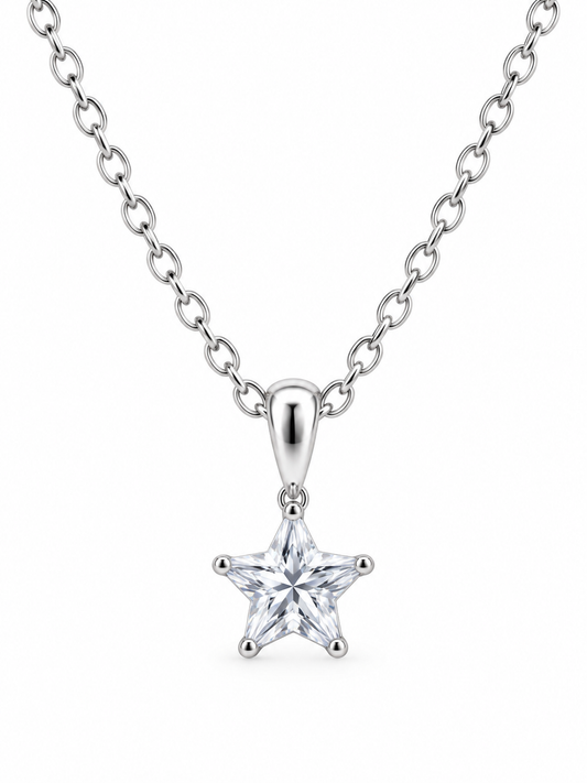Necklace Estrella Plata