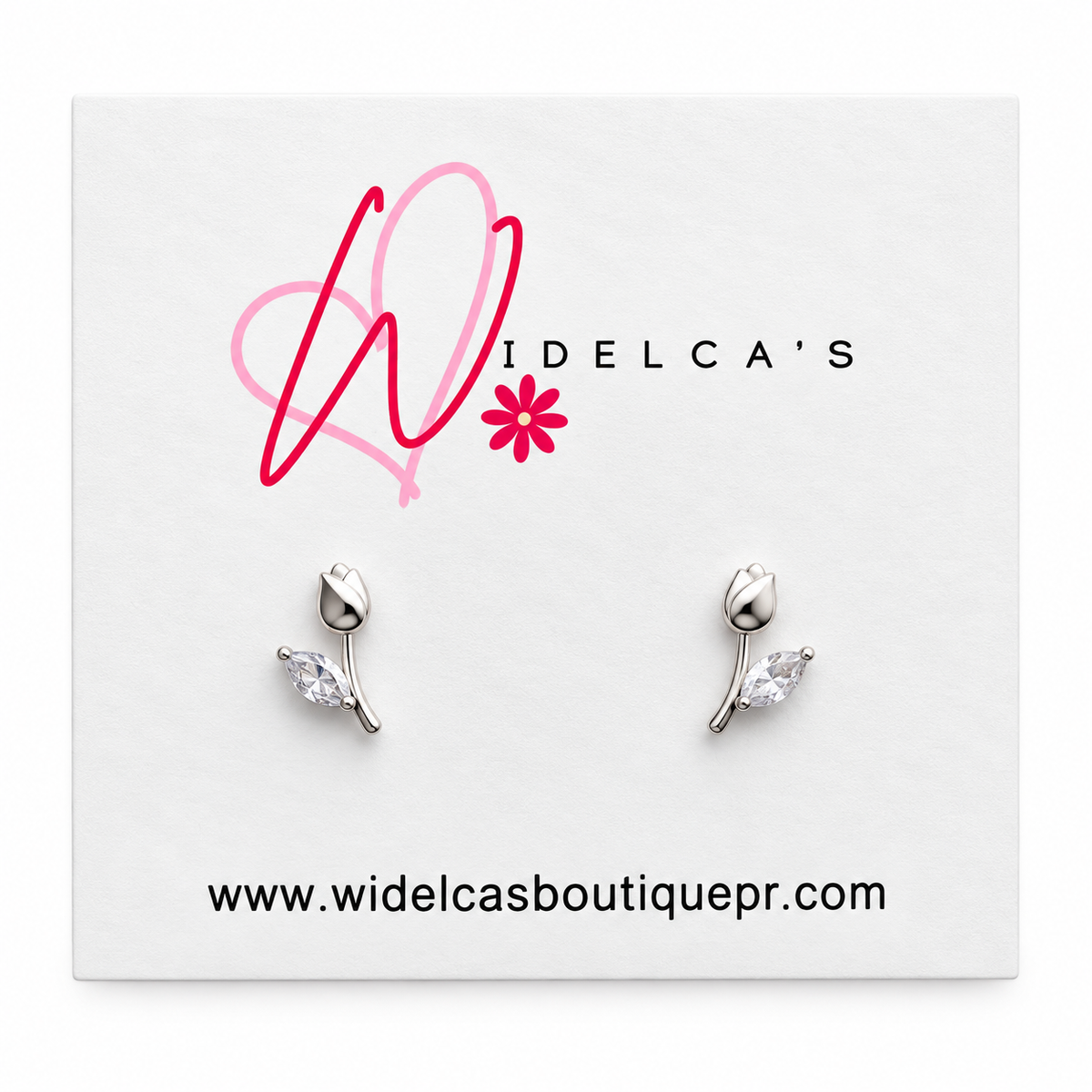 Arete Tulipán Plata