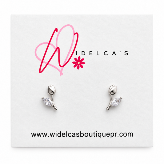 Arete Tulipán Plata