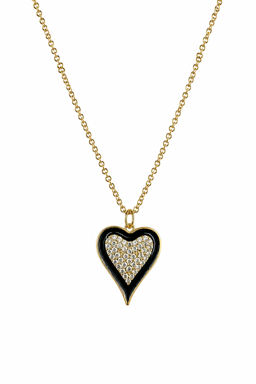 Necklace Corazon Negro