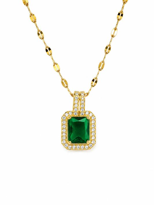 Necklace Diamante Verde
