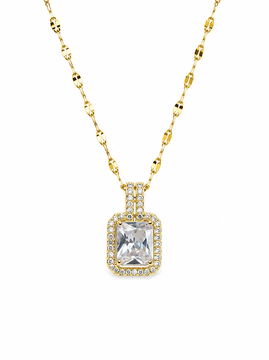 Necklace Diamante Clear