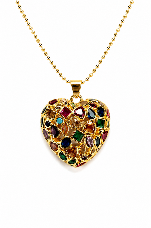 Necklace Corazón Colores