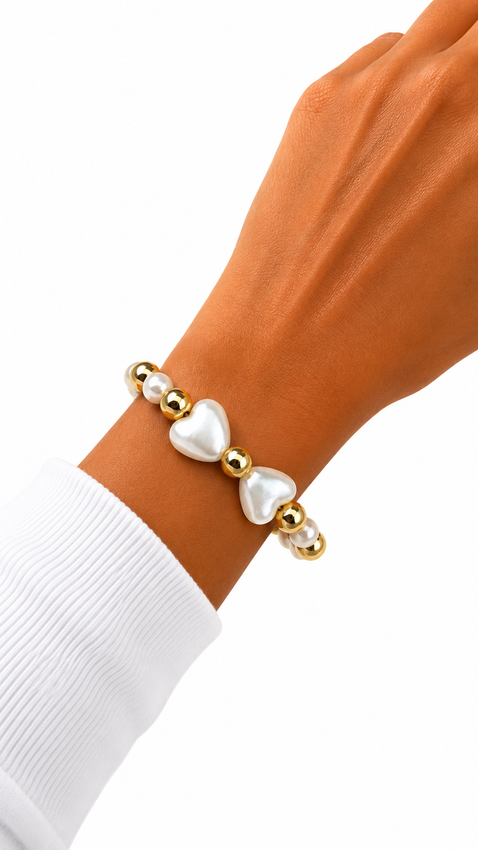 Pulsera lazo perlas