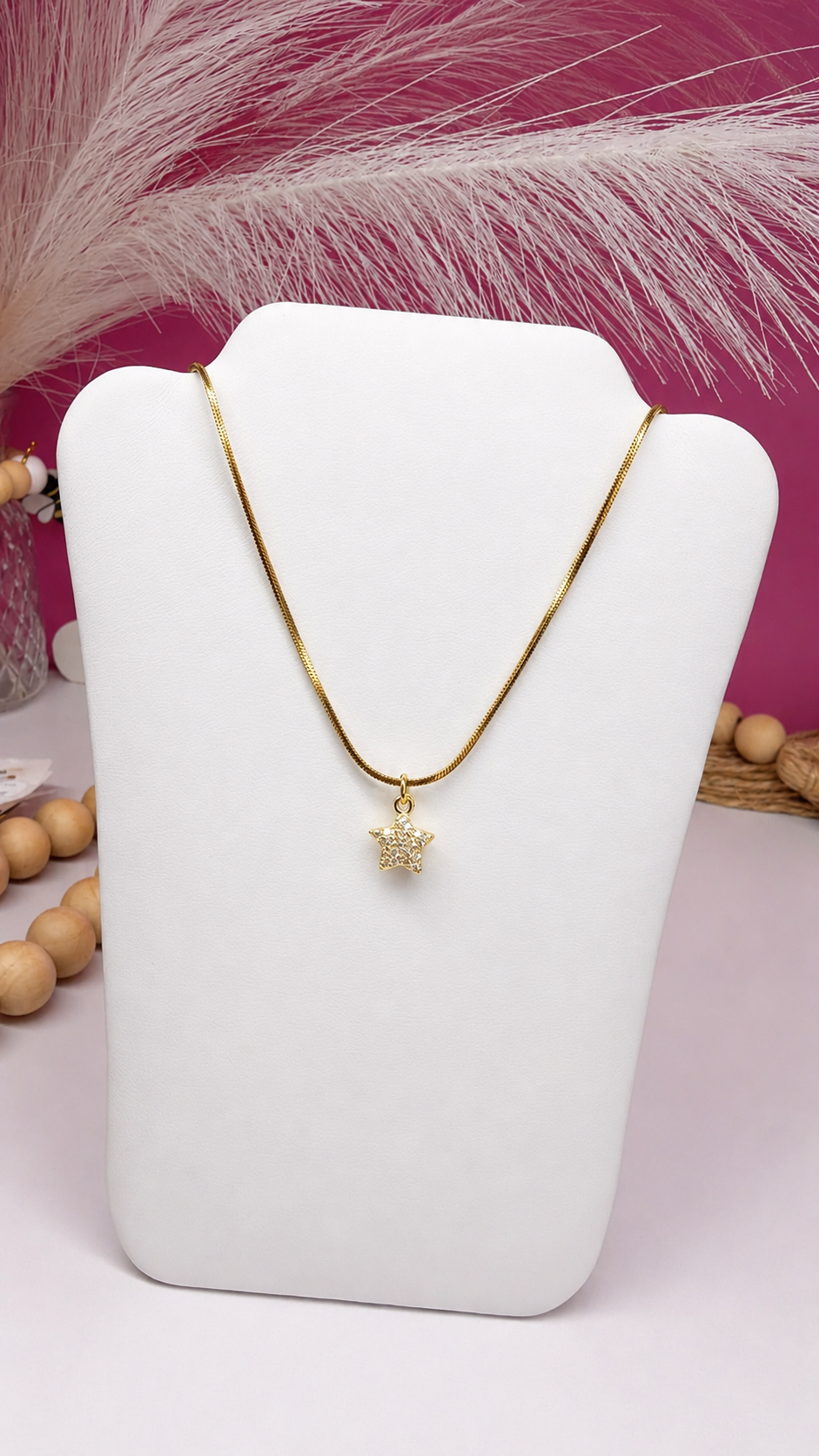 Necklace Estrella Clear